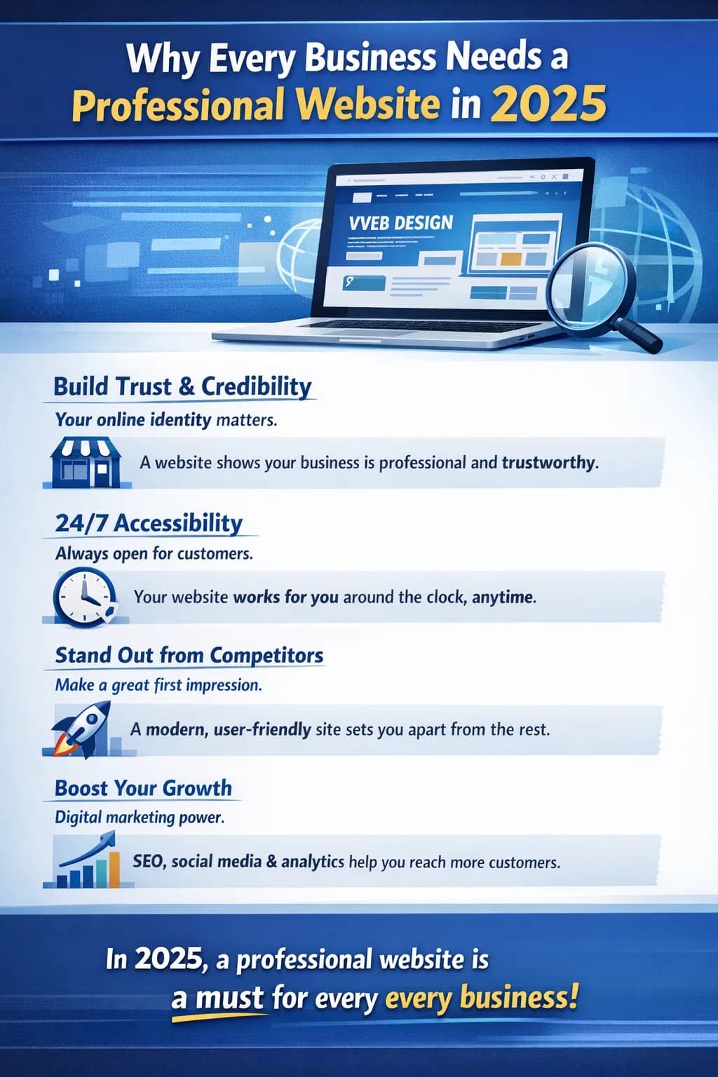 Why Every Business Needs a Professional Website in 2025