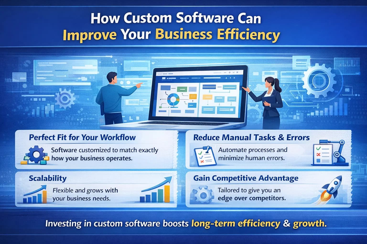 How Custom Software Can Improve Your Business Efficiency